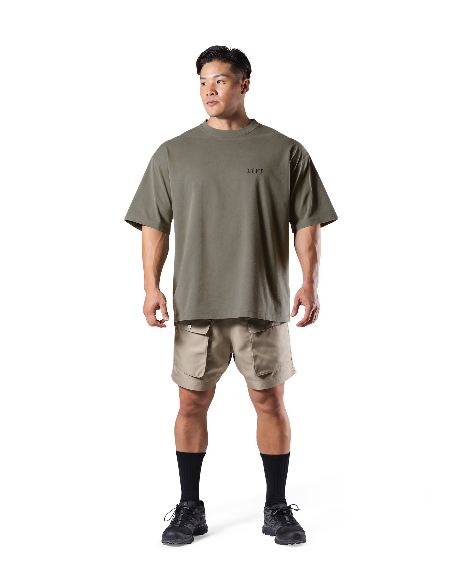 JP × UK Ring Vintage Oversize T-Shirt - Beige – LÝFT JP × UK Ring Vintage Oversize T-Shirt - Beige – LÝFT