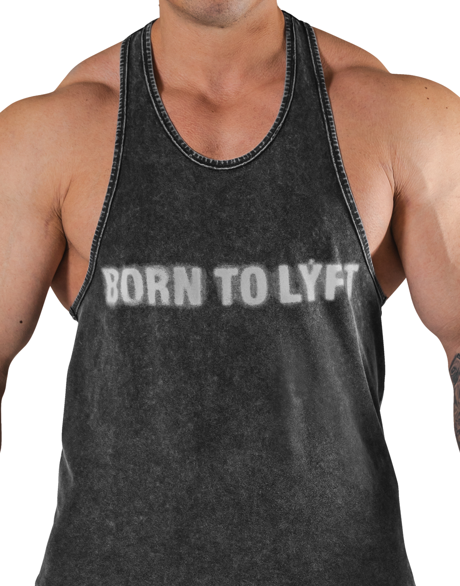 BTL Logo Vintage Training Tank Top - Black – LÝFT