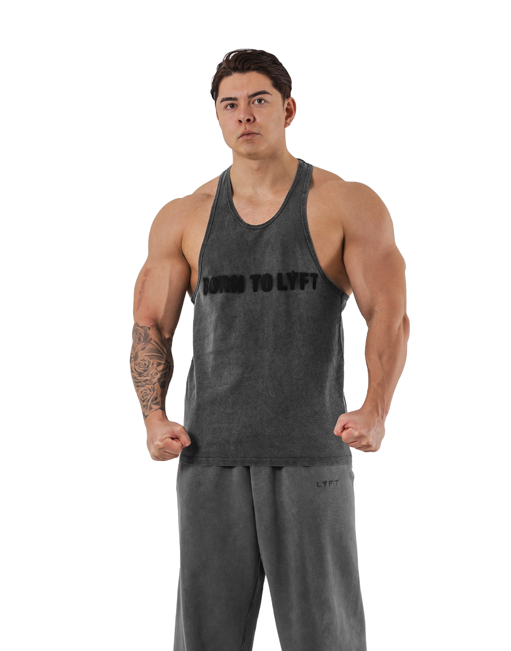 BTL Logo Vintage Training Tanktop - D.Grey – LÝFT