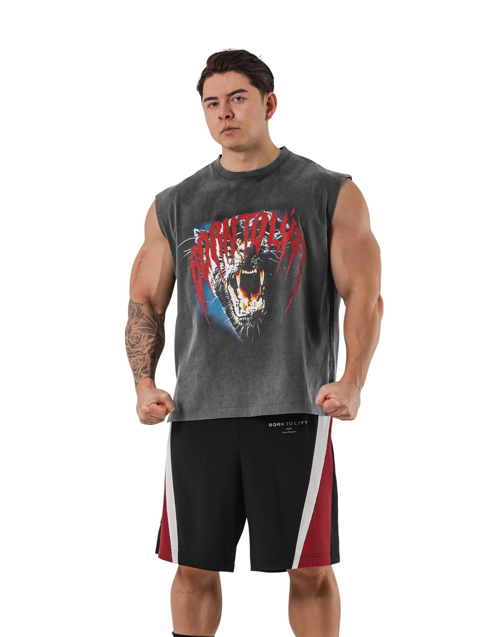 LYFT VENOM グラフィック ヴィンテージ ルーズタンクトップ LYFT VENOM LYFT VENOM グラフィック ヴィンテージ ルーズタンクトップ LYFT VENOM