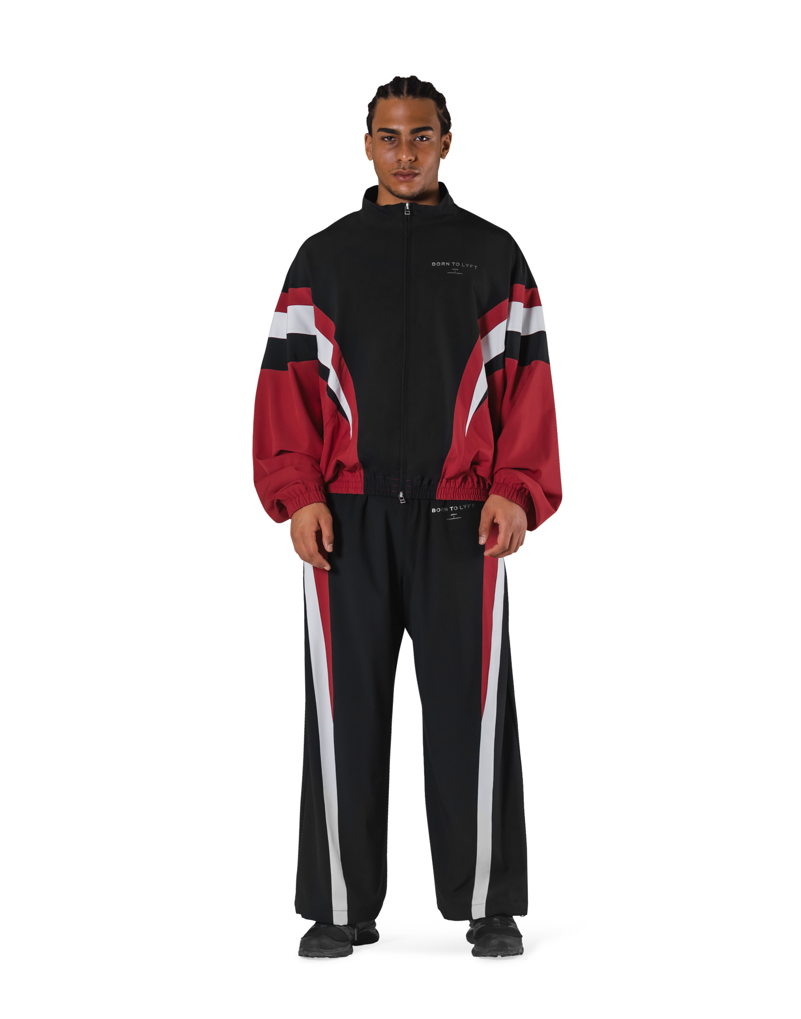 LYFT ナイロンジャケット M-JK-1247 S レッド LYFT ナイロンジャケット M-JK-1247 S レッド