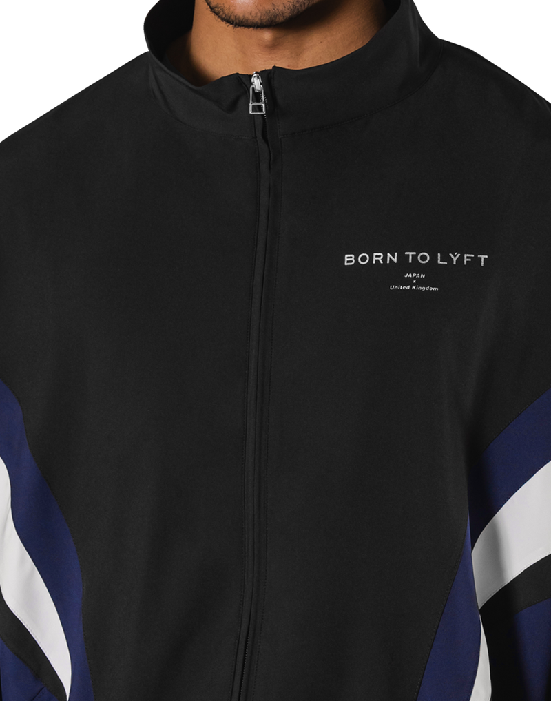 2Line Oversize Track Jacket V.2 - Navy – LÝFT 2Line Oversize Track Jacket V.2 - Navy – LÝFT