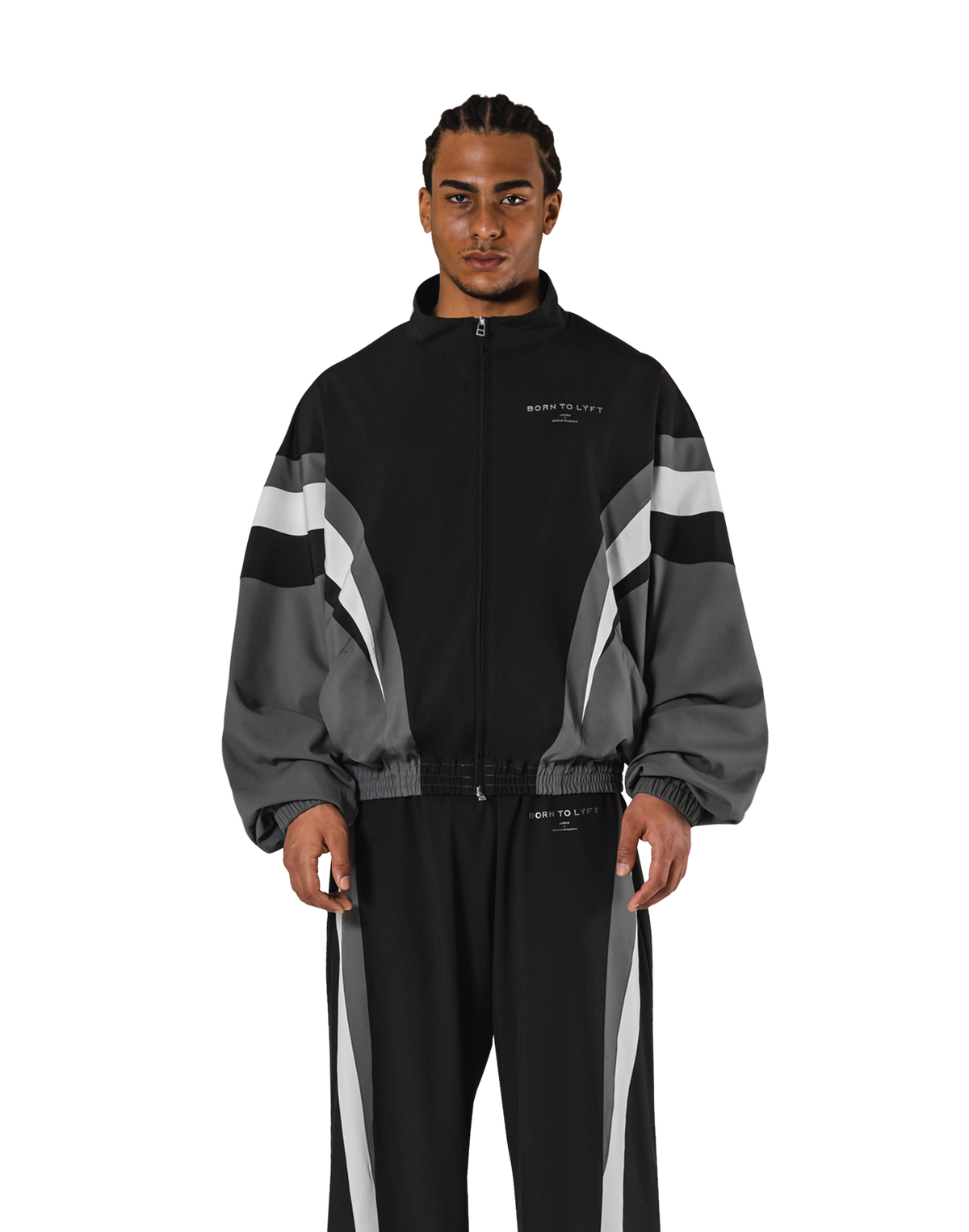 リフト LYFT ナイロンジャケット・パンツセット グレーLサイズ Mens_1 リフト LYFT ナイロンジャケット・パンツセット グレーLサイズ Mens_1