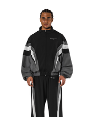 2Line Oversize Track Jacket V.2 - Black – LÝFT 2Line Oversize Track Jacket V.2 - Black – LÝFT