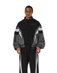 2Line Oversize Track Jacket V.2 - Black – LÝFT 2Line Oversize Track Jacket V.2 - Black – LÝFT