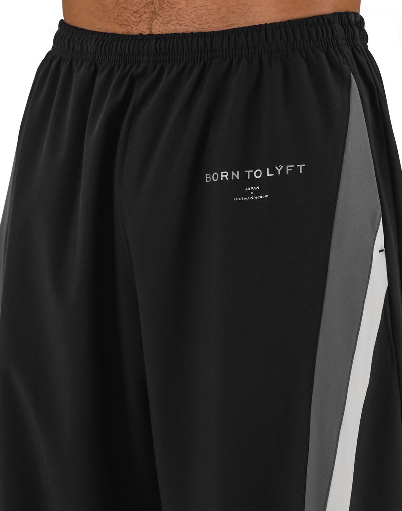 2Line Adjustable Wide Track Pants V.2 - Black – LÝFT 2Line Adjustable Wide Track Pants V.2 - Black – LÝFT