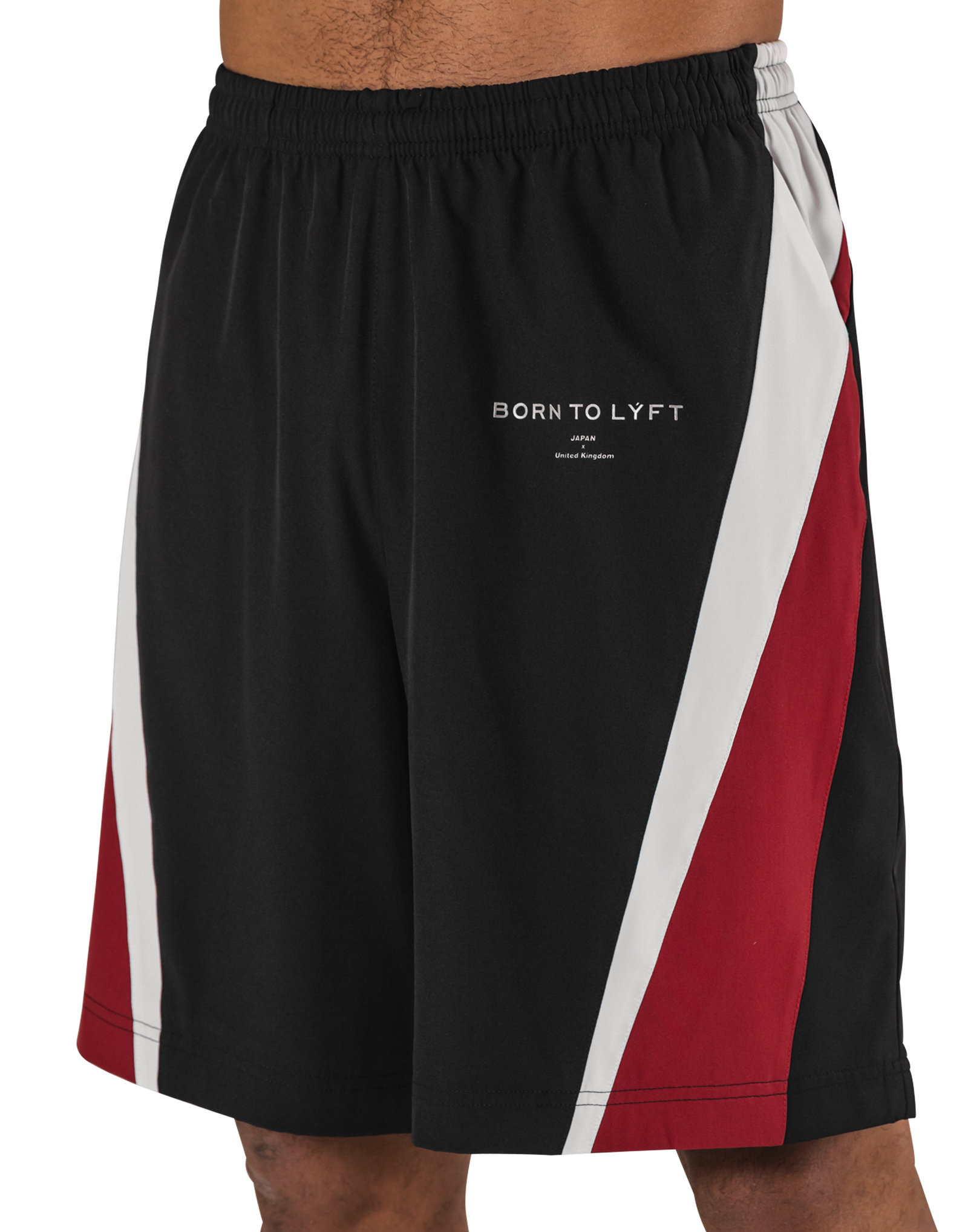 2Line Wide Shorts V.2 - Red – LÝFT 2Line Wide Shorts V.2 - Red – LÝFT