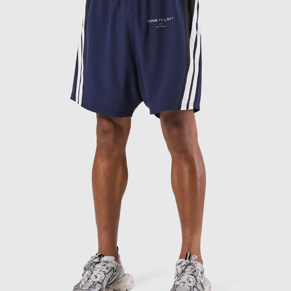 2Line Wide Shorts - Navy – LÝFT