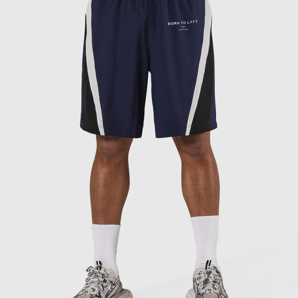 ウエイトトレーニング LYFT 2LINE WIDE SHORTS V.2 2Line Wide Shorts V.2 - Navy – LÝFT