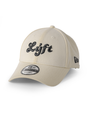 LÝFT × New Era 9Forty Old Logo - White
