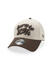 LÝFT × New Era 9Forty Bicolor BTL Logo - Brown