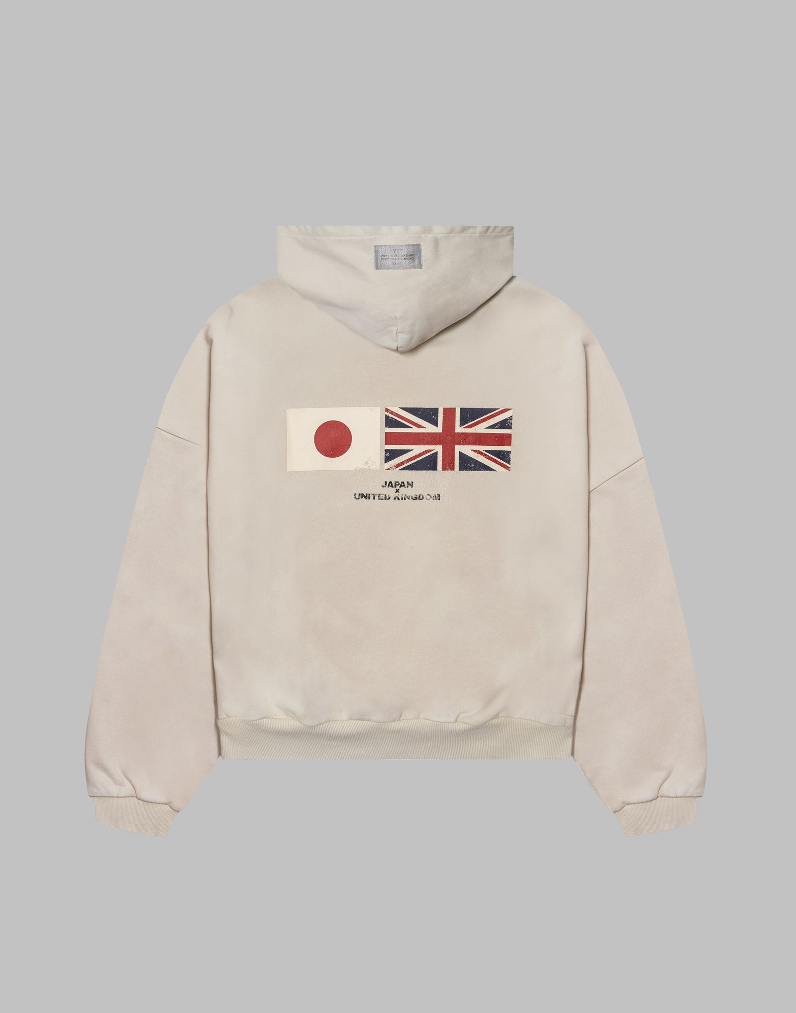 LÝFT Flag Vintage Sweat Hoodie - Ivory
