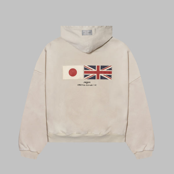 LÝFT Flag Vintage Sweat Hoodie - Ivory
