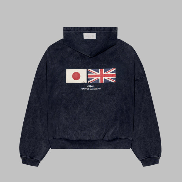 LÝFT Flag Vintage Sweat Hoodie - Navy