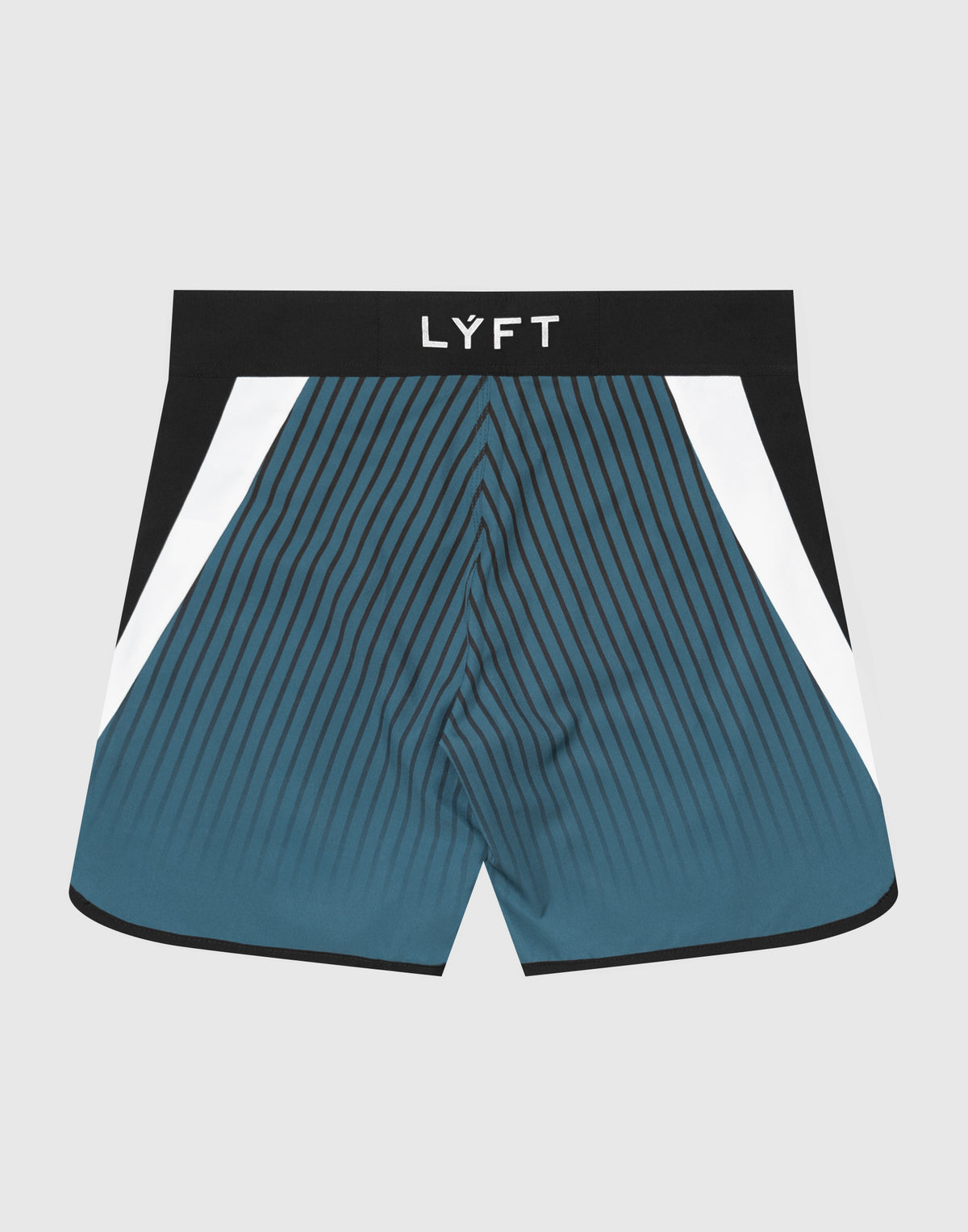Side Pattern Stripe Stage Shorts - Navy