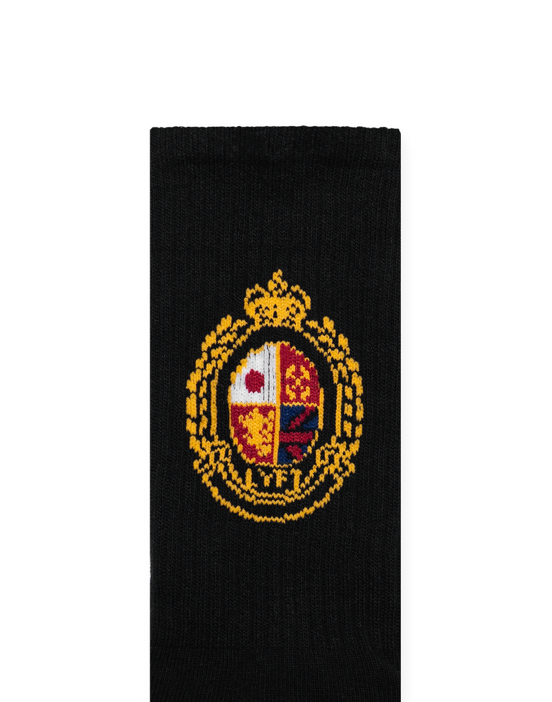 LÝFT Emblem Socks - Clear Black