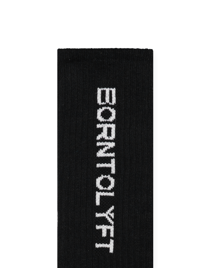 LÝFT Emblem Socks - Clear Black