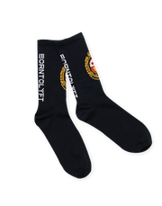 LÝFT Emblem Socks - Clear Black
