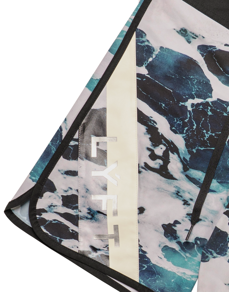 LÝFT Graphic Stage Shorts - Blue