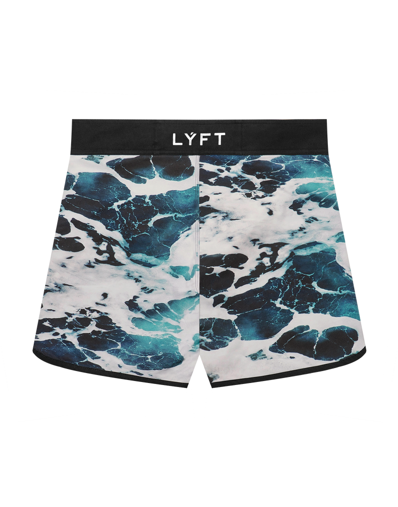 LÝFT Graphic Stage Shorts - Blue