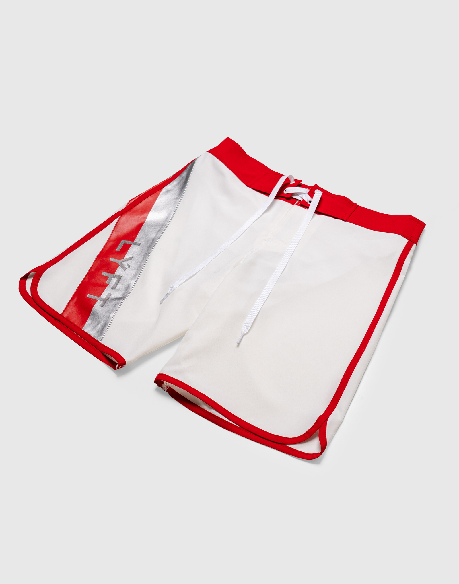 LÝFT Stage Shorts - White/Red