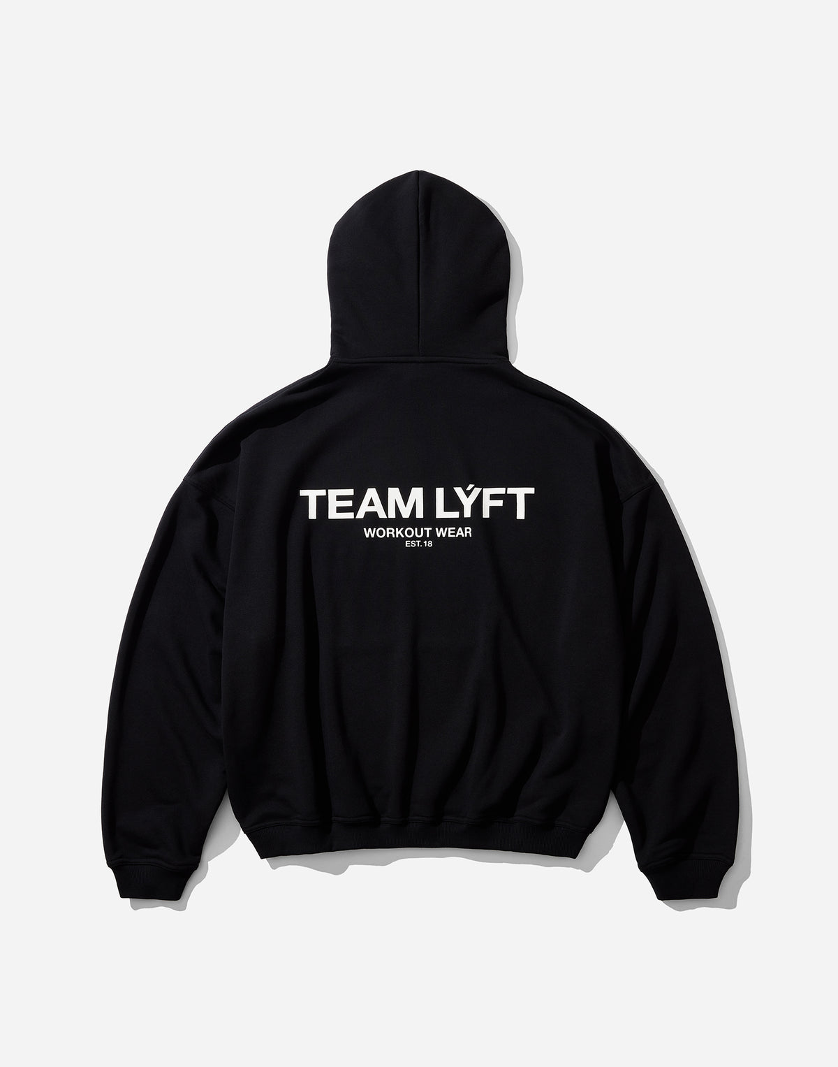 TEAM LÝFT Logo Oversized Hoodie - Black