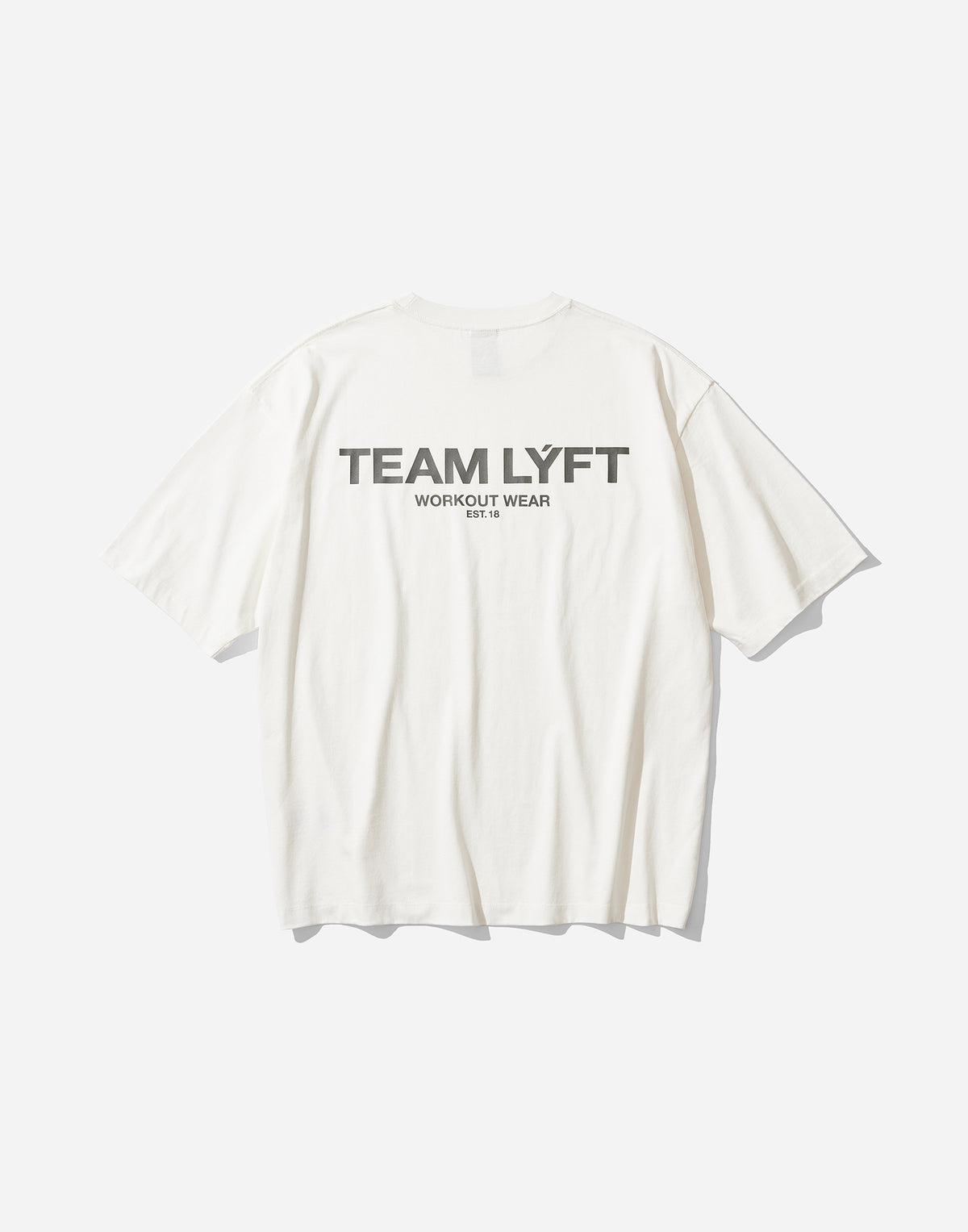TEAM LÝFT Logo Big T-Shirt - White