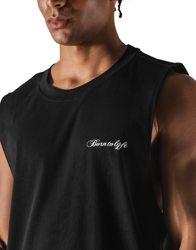 Extend Cotton Tanktop - Black