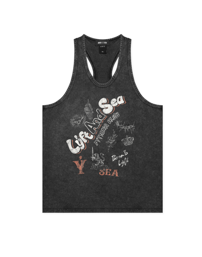 LÝFT × WIND AND SEA Graphic Tanktop - Black LÝFT × WIND AND SEA Graphic Tanktop - Black