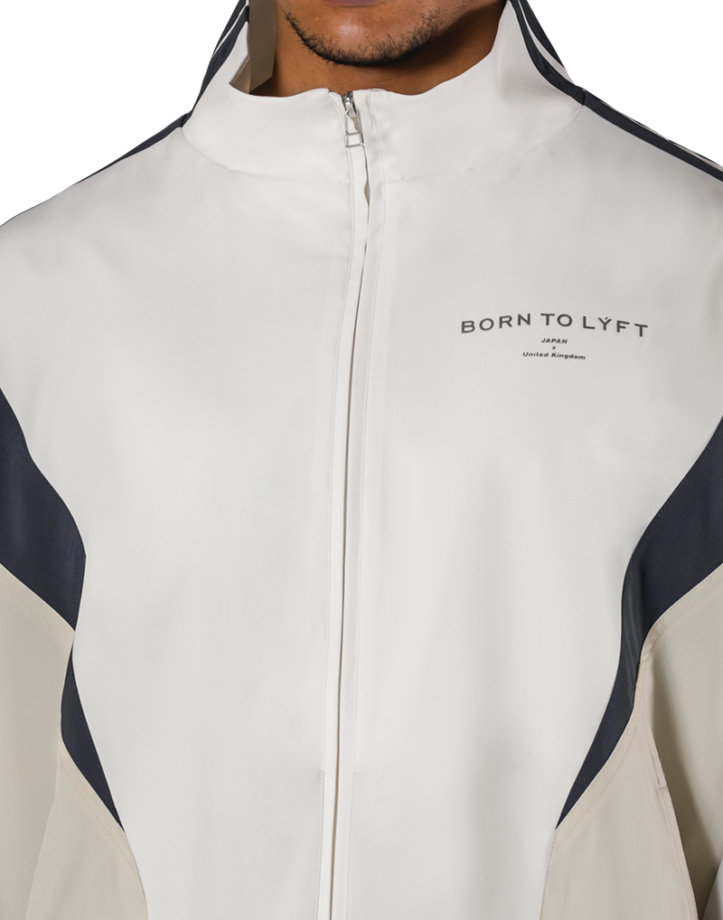 2Line Oversize Track Jacket - Ivory