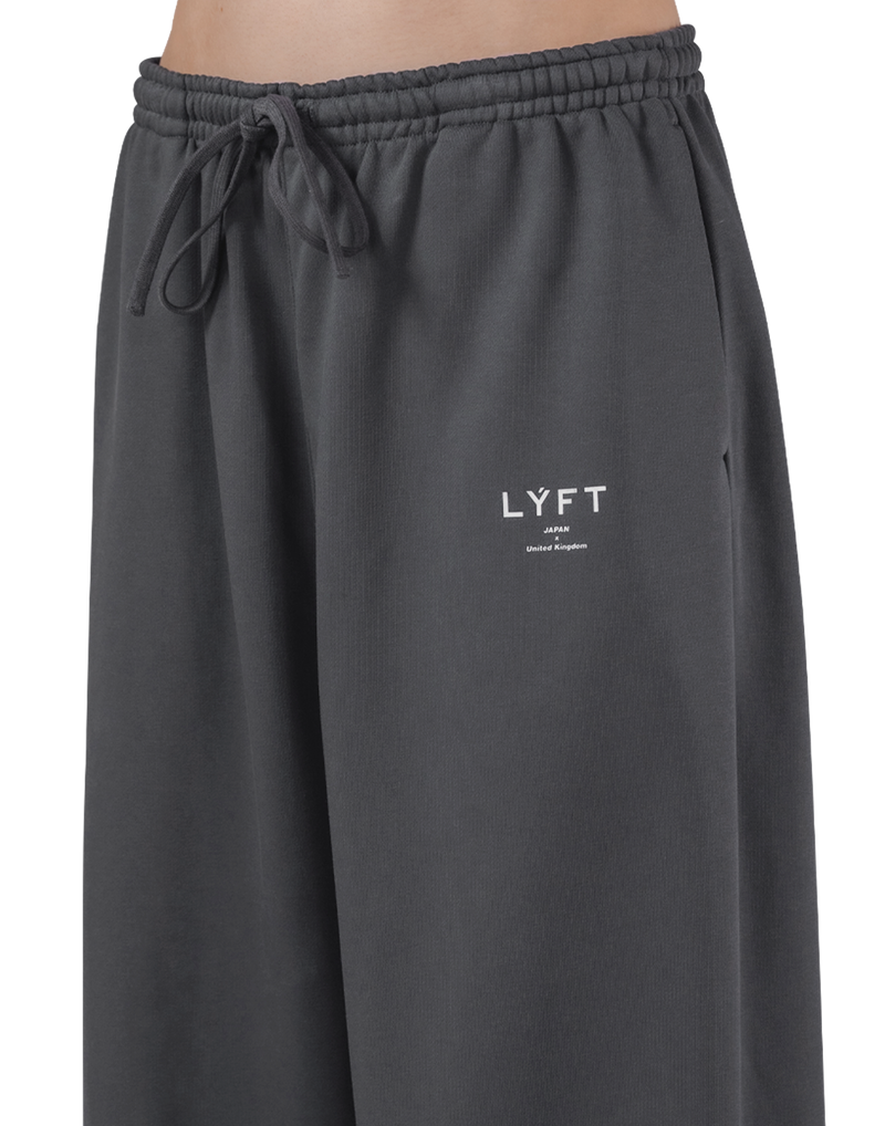 LÝFT Light Weight Wide Sweat Pants - D.Grey LÝFT Light Weight Wide Sweat Pants - D.Grey