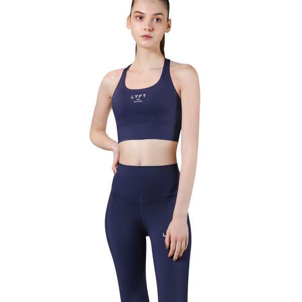 LÝFT Cross Strap Bratop - Navy
