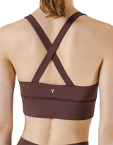 LÝFT Cross Strap Bratop - Brown