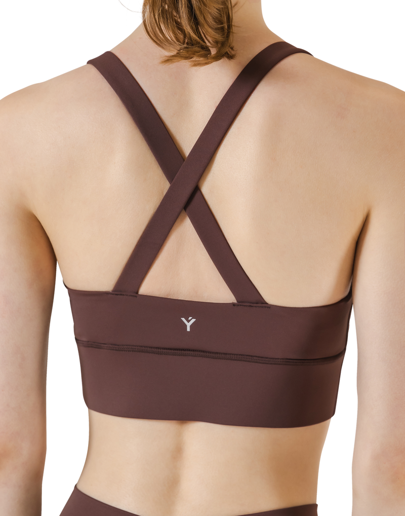 LÝFT Cross Strap Bratop - Brown