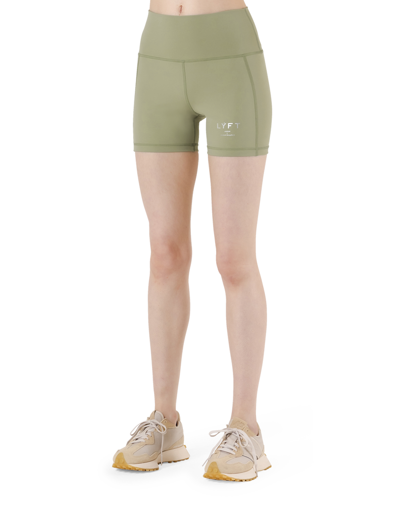 LÝFT Standard Short Leggings - Green