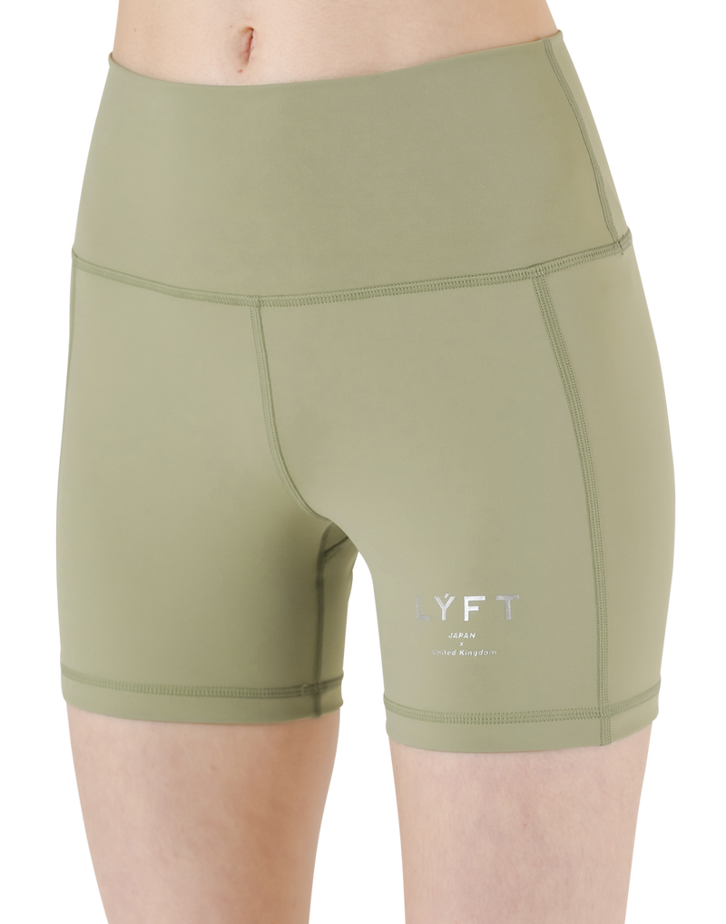 LÝFT Standard Short Leggings - Green