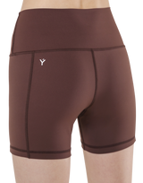 LÝFT Standard Short Leggings - Brown