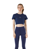 Standard Cropped T-Shirt - Navy