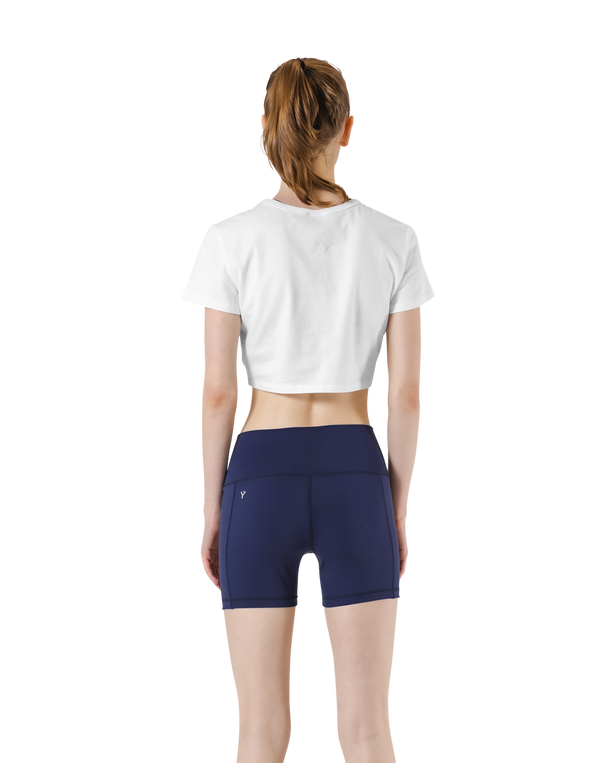 Standard Cropped T-Shirt - White