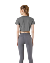 Standard Cropped T-Shirt - D.Grey