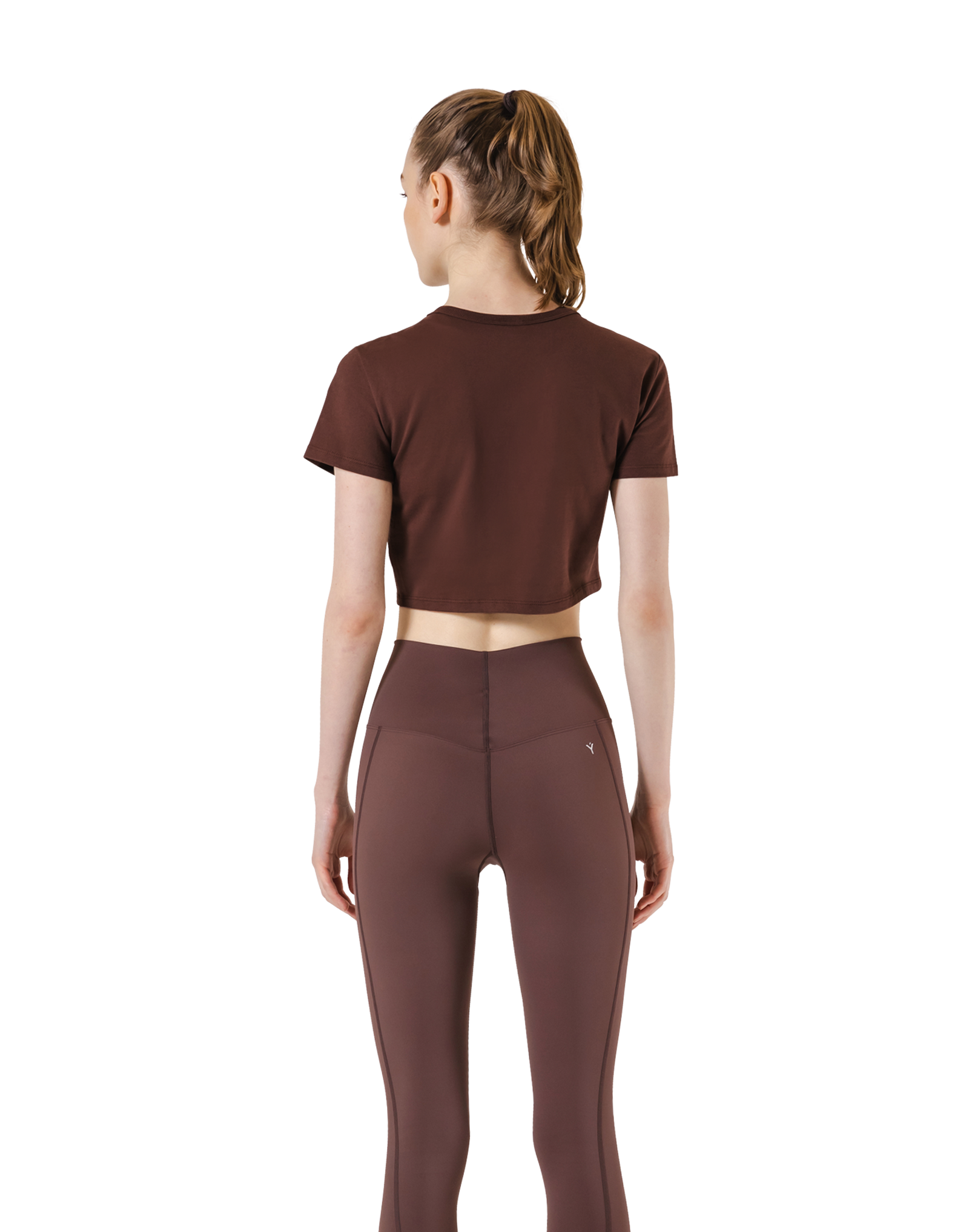 Standard Cropped T-Shirt - Brown – LÝFT