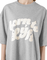 Old Born To LÝFT Big T-Shirt - Grey