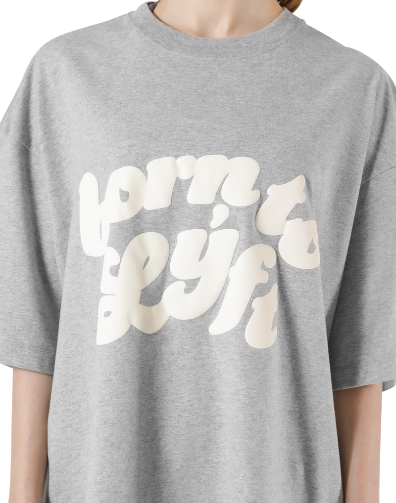 Old Born To LÝFT Big T-Shirt - Grey