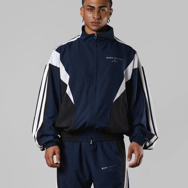 2Line Oversize Track Jacket - Navy – LÝFT