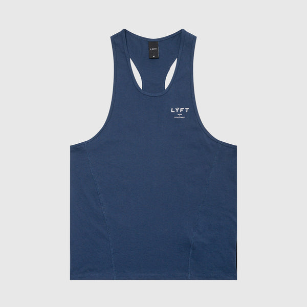 One Point Logo Training Tank Top - Navy – LÝFT