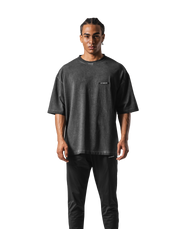 Extend Cotton Big T-Shirt - Black