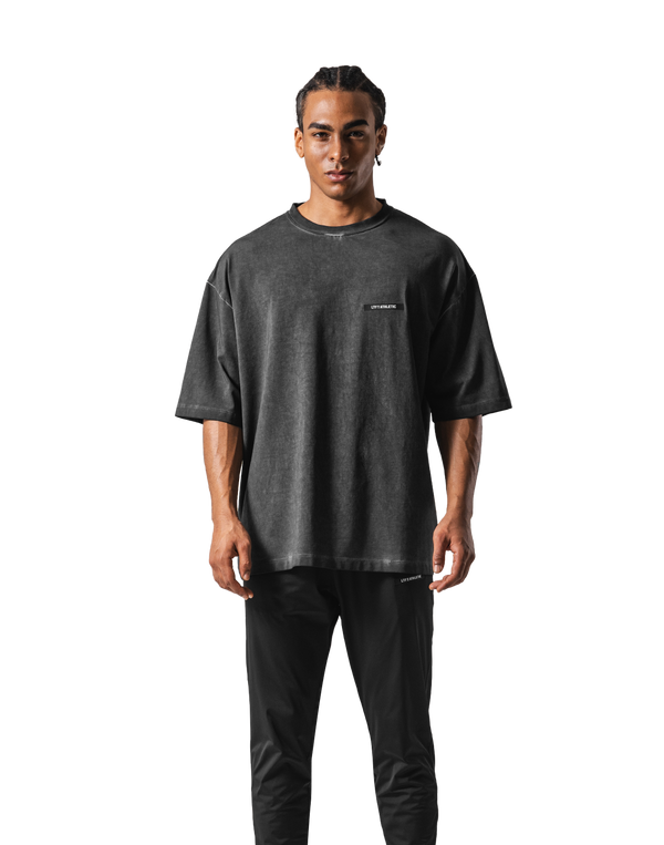 Extend Cotton Big T-Shirt - Black