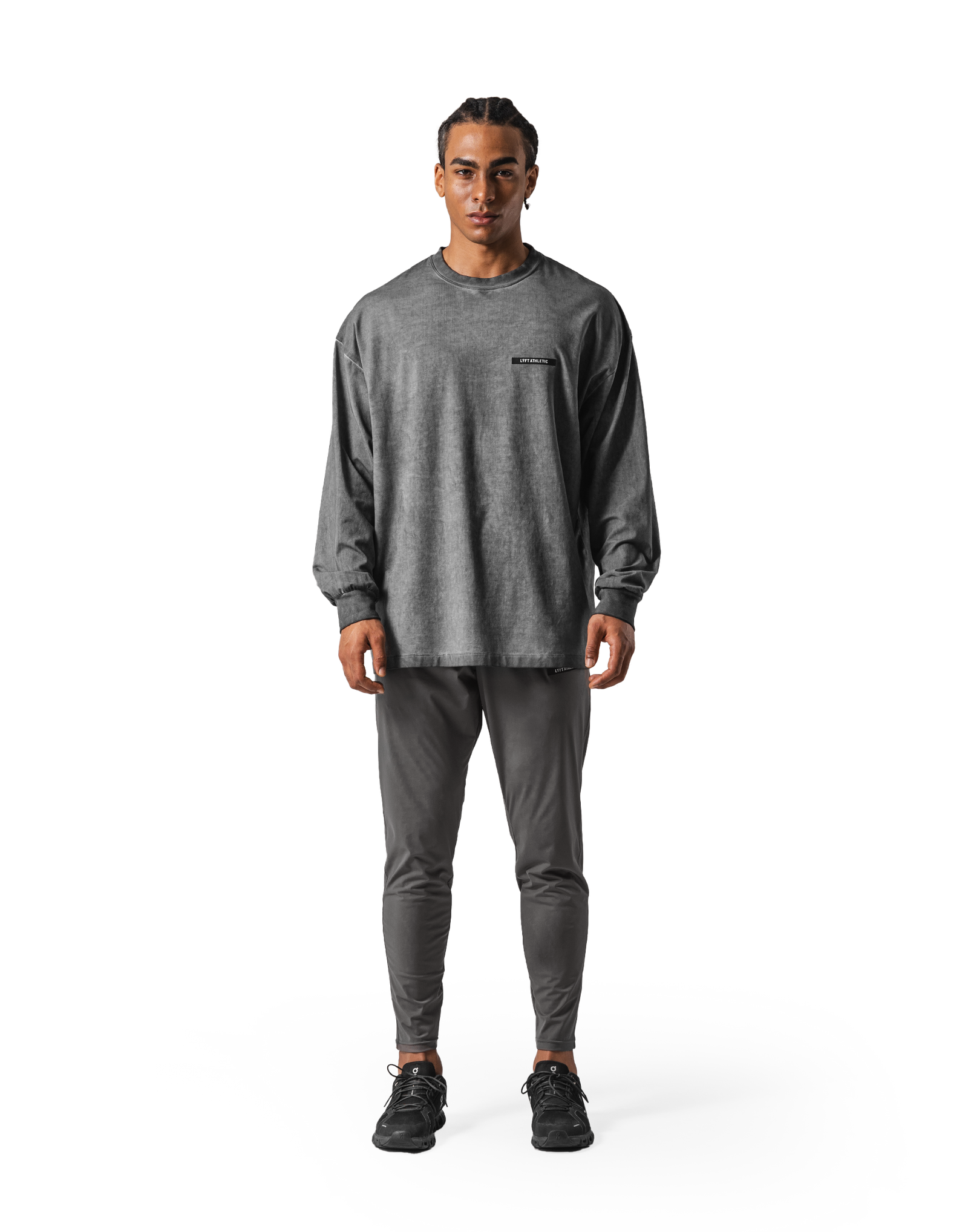 Extend Cotton Long Sleeve T-Shirt - D.Grey – LÝFT
