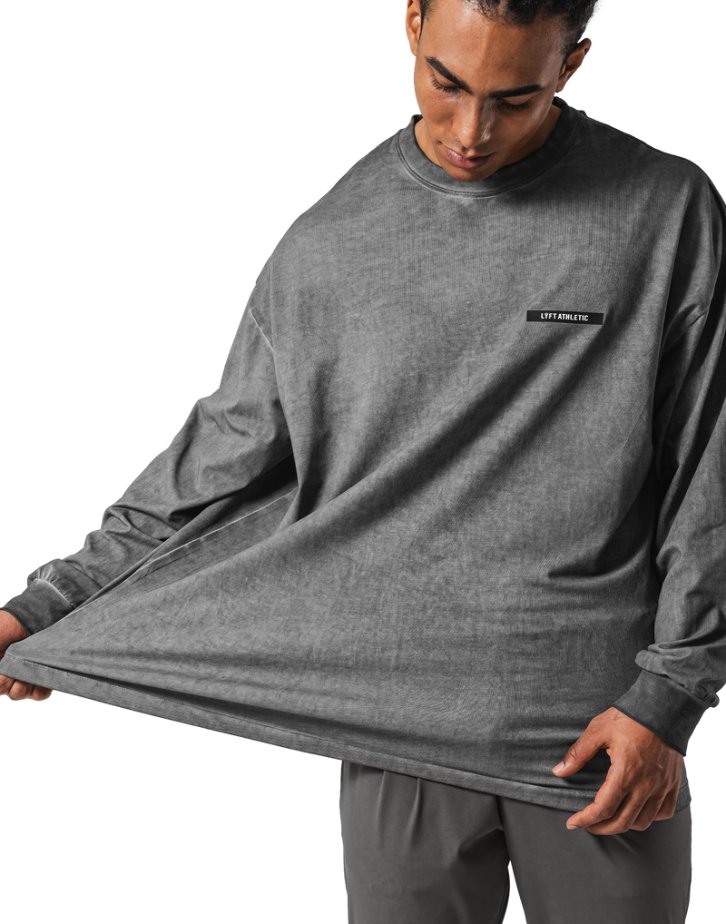 Extend Cotton Long Sleeve T-Shirt - D.Grey – LÝFT