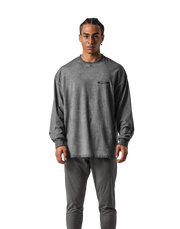 Extend Cotton Long Sleeve T-Shirt - D.Grey